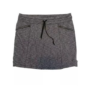 Athleta Gray Skort with Zipper Pockets